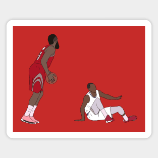 James Harden Crossover On Wesley Johnson Magnet